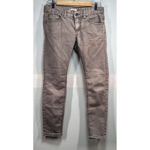 Free People Womens Tan Coyote Skinny Jeans Mid Rise Zip Fly Closure 5-Pocket 27